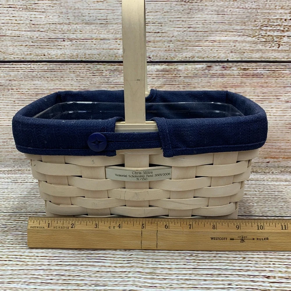 Longaberger 2007 Basket Chris Miles‎ Memorial Scholarship Fund 2005/2006 #31/150
